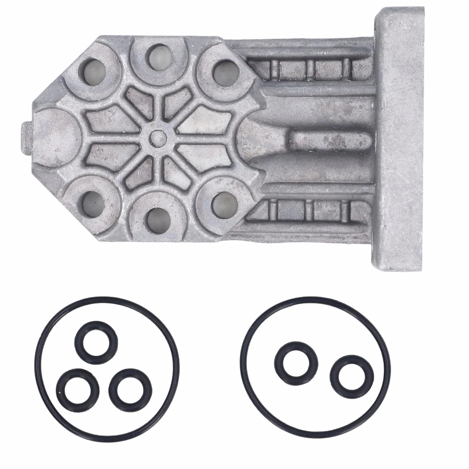 Carcasa de Fundición de Bomba Hidráulica para Partidor de Troncos, Soporte de Repuesto para Partidores de Madera Eléctricos, Universal para Partidores Eléctricos Hidráulicos con