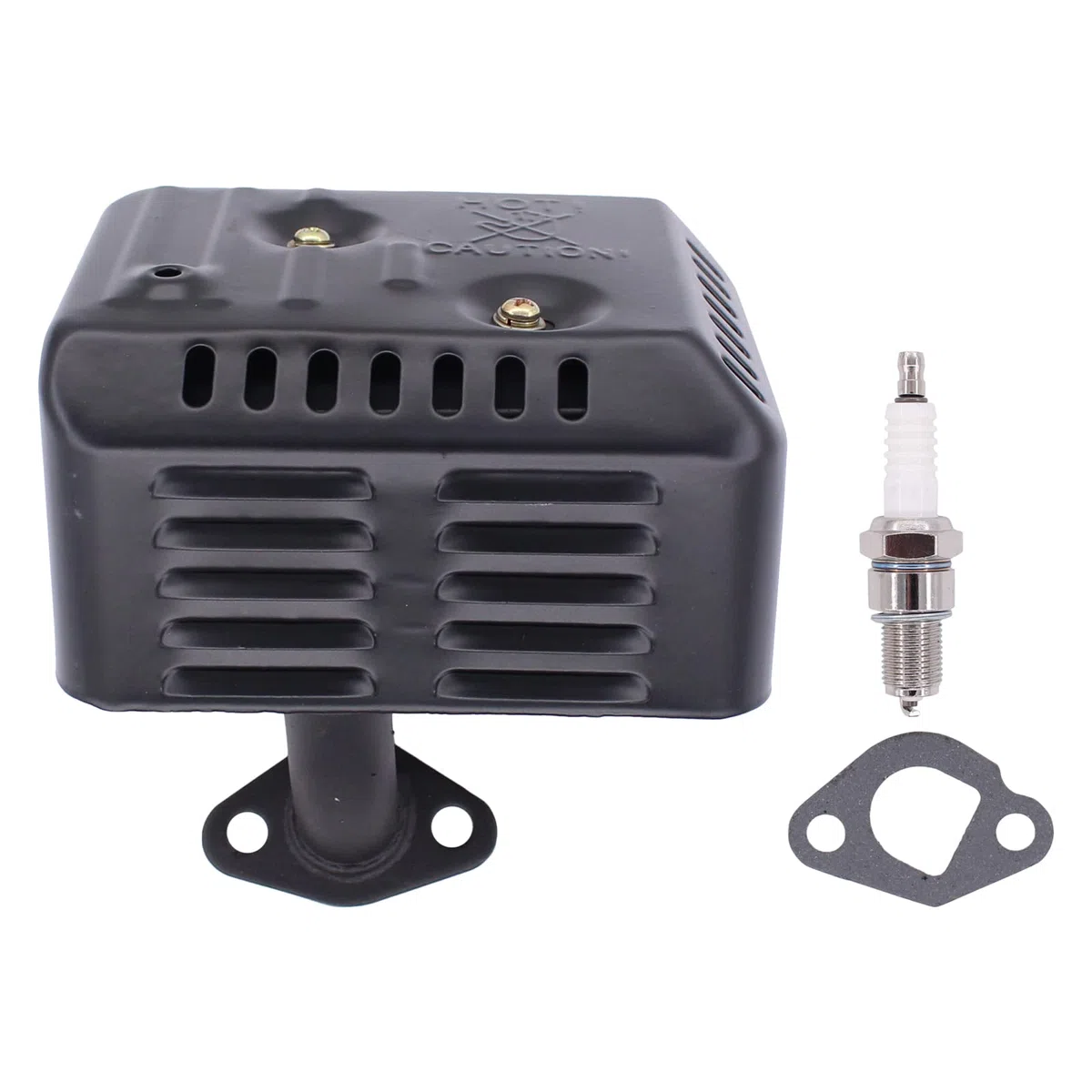 Silenciador Kit de montaje de escape para Honda GX120 GX140 GX160 GX200 5.5Hp 6.5Hp Motor Jardín Herramientas eléctricas 8300-ZE1-900
