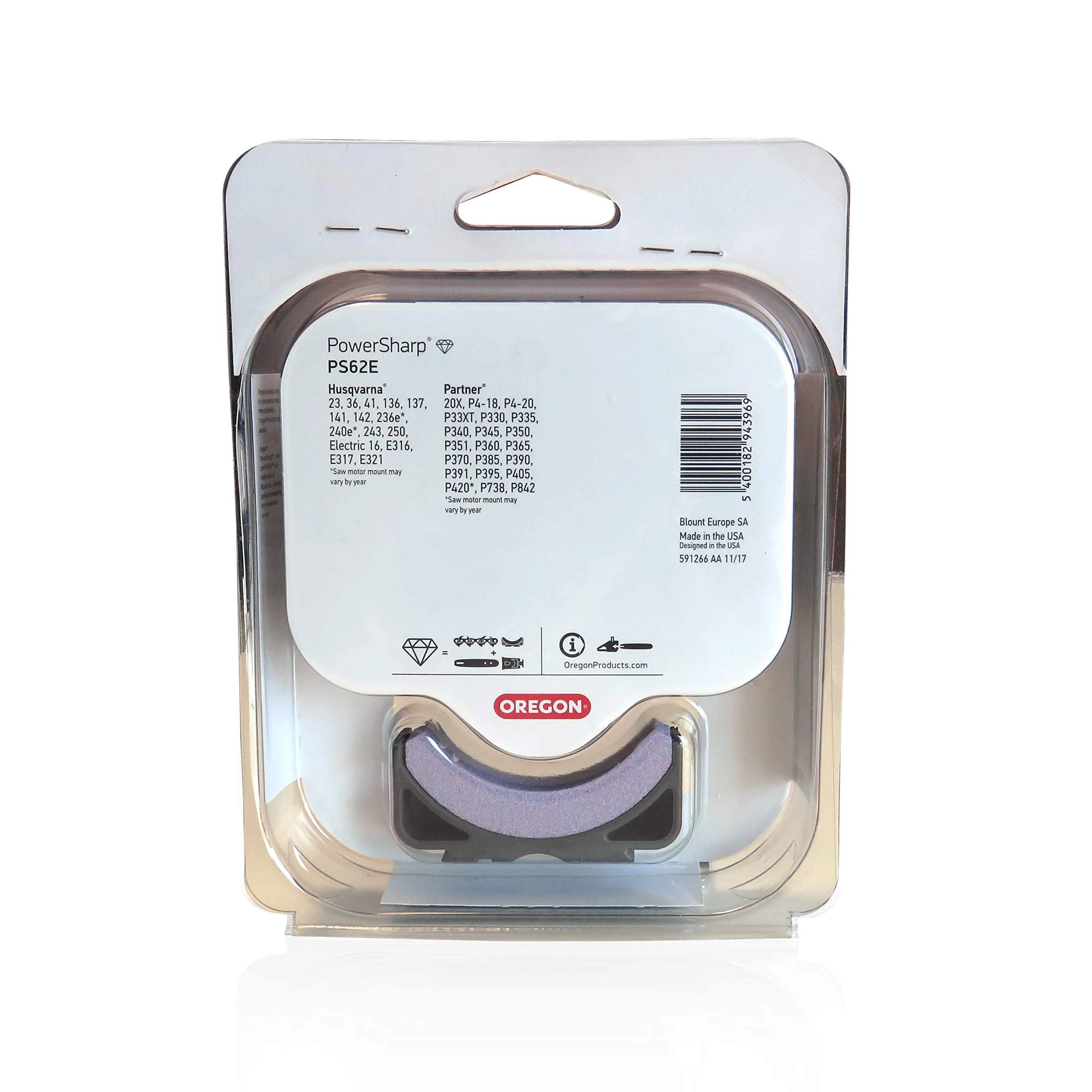 OREGON PS62E - 62 Eslabones Powersharp Motosierra Cadena Con Piedra De Afilar