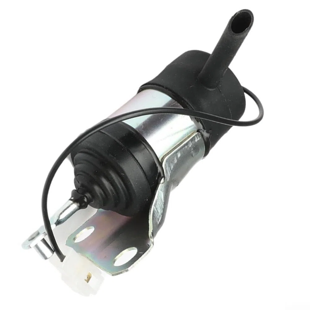 Válvula solenoide de cierre de combustible, 12 V CC, para tractores Kubota serie L, transmisión de señal de retardo cero, cuerpo de acero inoxidable y protección doble, uso industrial