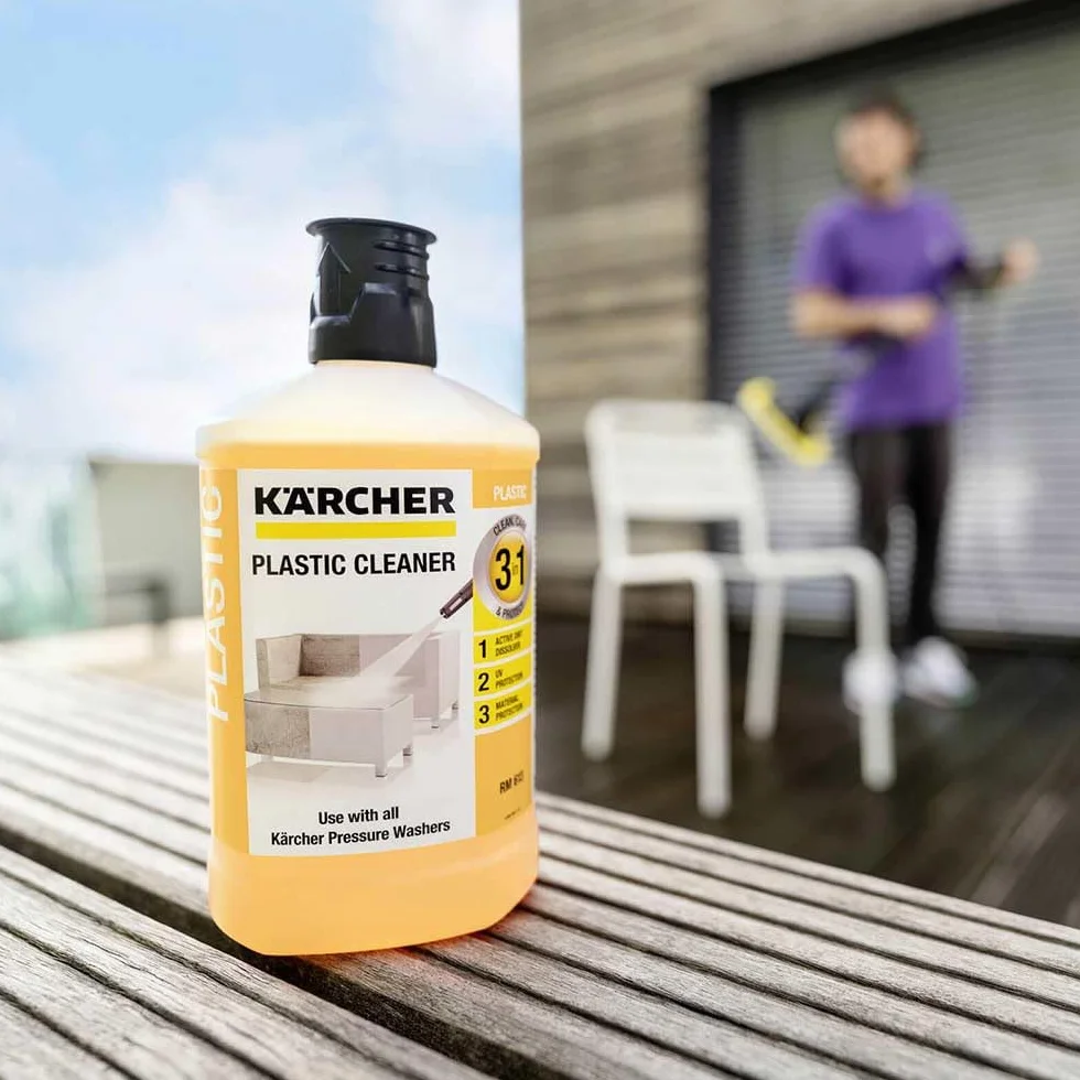 Kärcher Cepillo de Lavado 3 en 1 WB 7 Plus, 3 Funciones: Boquilla de Espuma, Boquilla de Chorro Plano de Alta presión, Cepillo Suave, Accesorio Original para Las hidrolimpiadoras K 2-K 7 de Kärcher