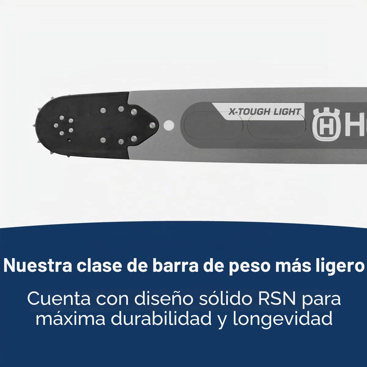 Husqvarna X-Tough Light - Barra de motosierra de 24 pulgadas, paso de 3/8 pulgadas, calibre de 50 pulgadas y 84 eslabones de transmisión
