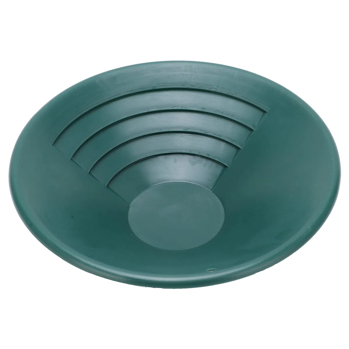Walfront Sartén de Oro de plástico Verde de 260 mm Kit de Lavado de Oro Manual Sartén de Lavado de Oro Sartenes de Oro para minería de Oro