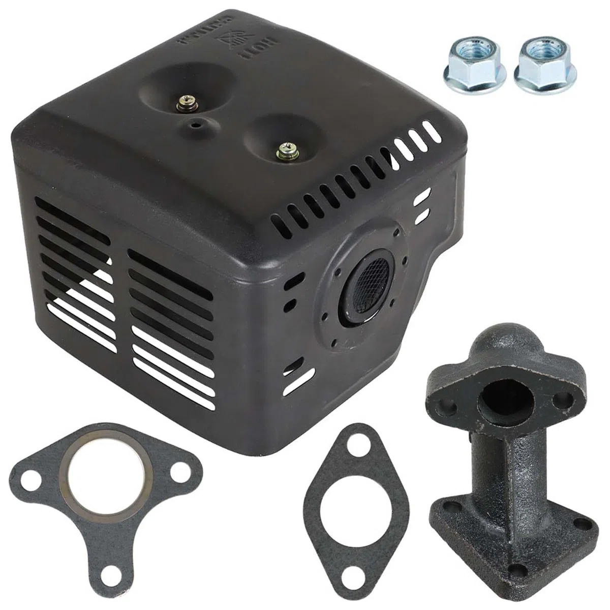 Autoparts Silenciador con juntas de repuesto para motor Honda GX240 8HP GX270 9HP