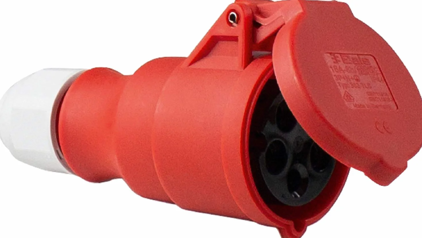 as - Schwabe Prolongación de uso intensivo - Enchufe CEE y toma CEE (400 V / 16 A / 11 kW) - Prolongación CEE de 25 m de 5 polos con cable de goma H07RN-F 5G2,5 - IP44 - Negro