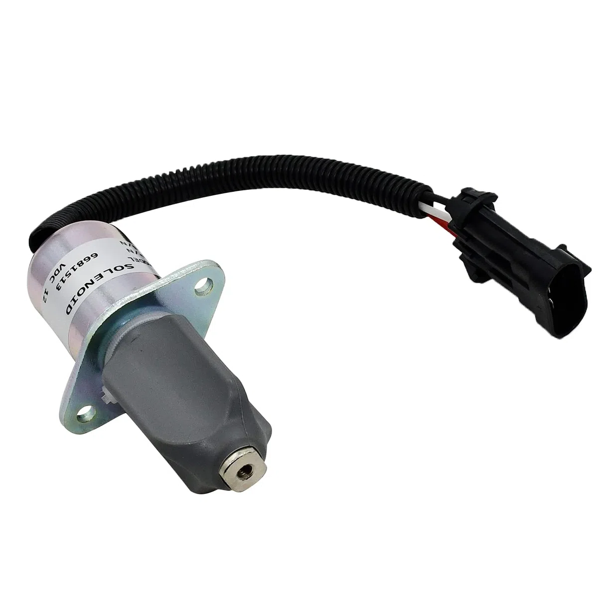 6681512 Solenoide de Freno de Estacionamiento de Bloqueo 12 V para Tracción de Patín Bobcat S100 S130 S150 S160 S175 S185 S220 S205 S250 S300 450453 463 553 653 751 753 763 773 853 863 873 883 953
