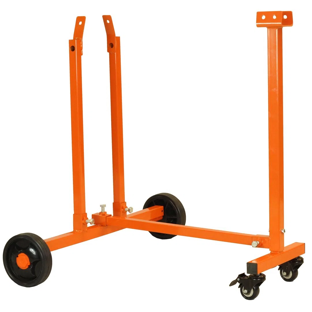 Forest Master Soporte divisor de troncos con ruedas y ruedas ajustables.