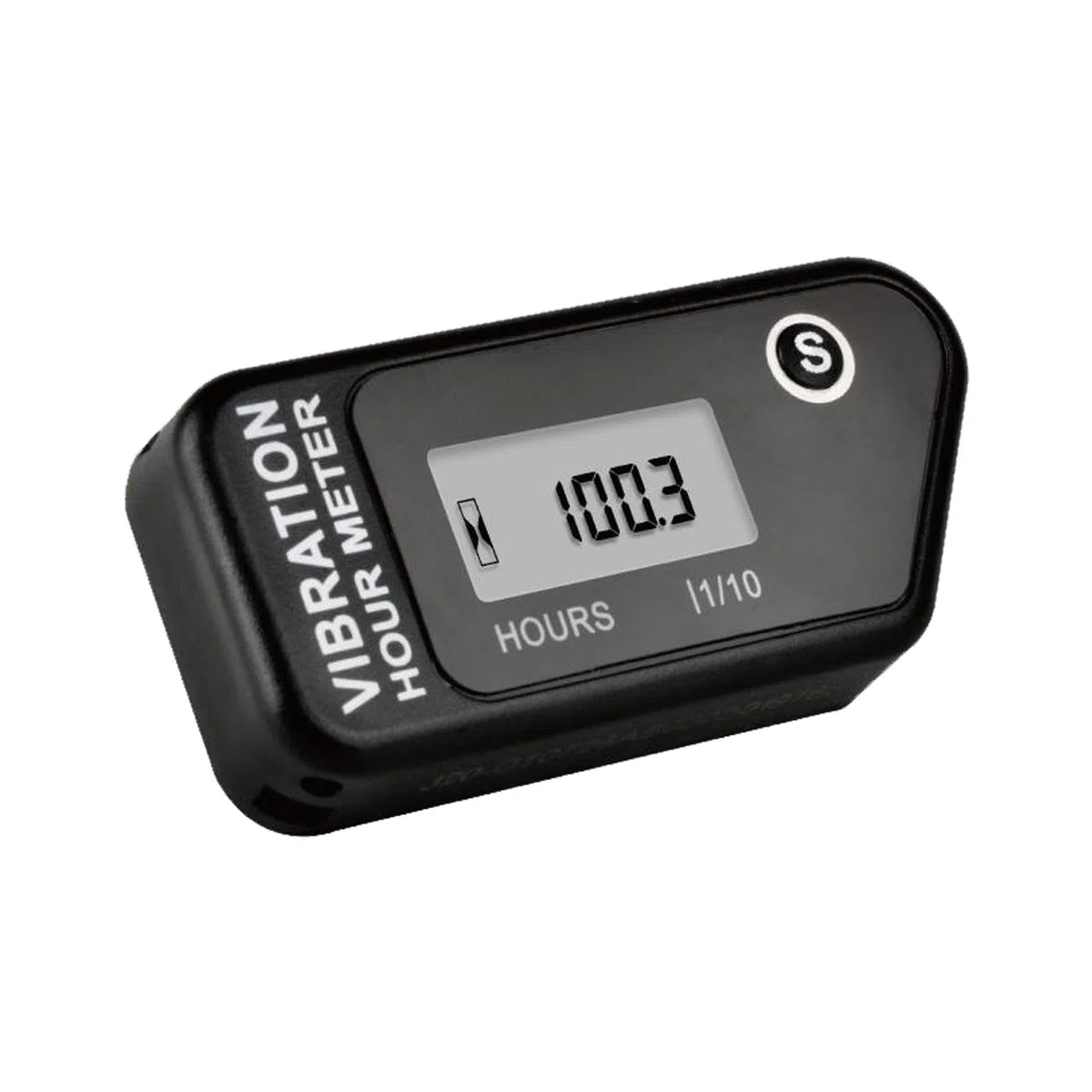 Jayron JR-HM016B Medidor de Horas Digital Inalámbrico LCD con Vibración Activada,para Todas las Máquinas Vibratorias,Compresor de Aire,Generador,Moto Acuática,Cortacésped,Motosierra