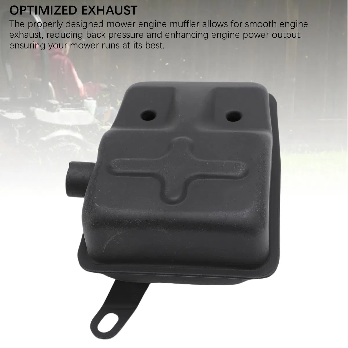 Mumusuki Kit de Silenciador de Escape, Cortacésped de Jardín Reemplazar el Motor 2 del Portavoz de la Motosierra de Reemplazo de 2 Golpes para 40 5 para Tu43 para 430