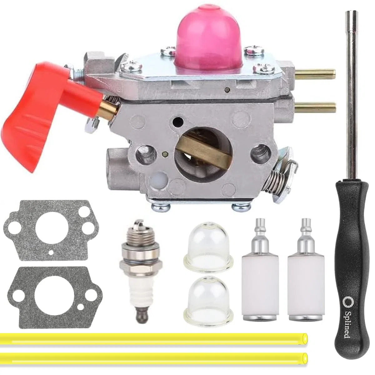 ZAMDOE Carburador C1U-W43A BVM200FE compatible para Craftsman 358794700 358794750 358794751 358794761 GBV345 Soplador de hojas, reemplazo para Poulan 545081857 para ZAMA C1U-W43 C1U-W43B C1U-W43C Carb