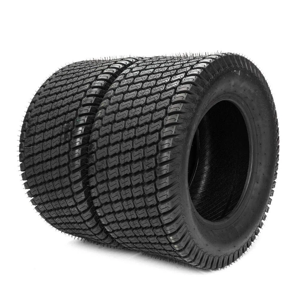Juego de 2 neumáticos para césped sin cámara de aire 23 x 9,50-12 para cortacésped y cortacésped de jardín 4 capas 23 9,50 12