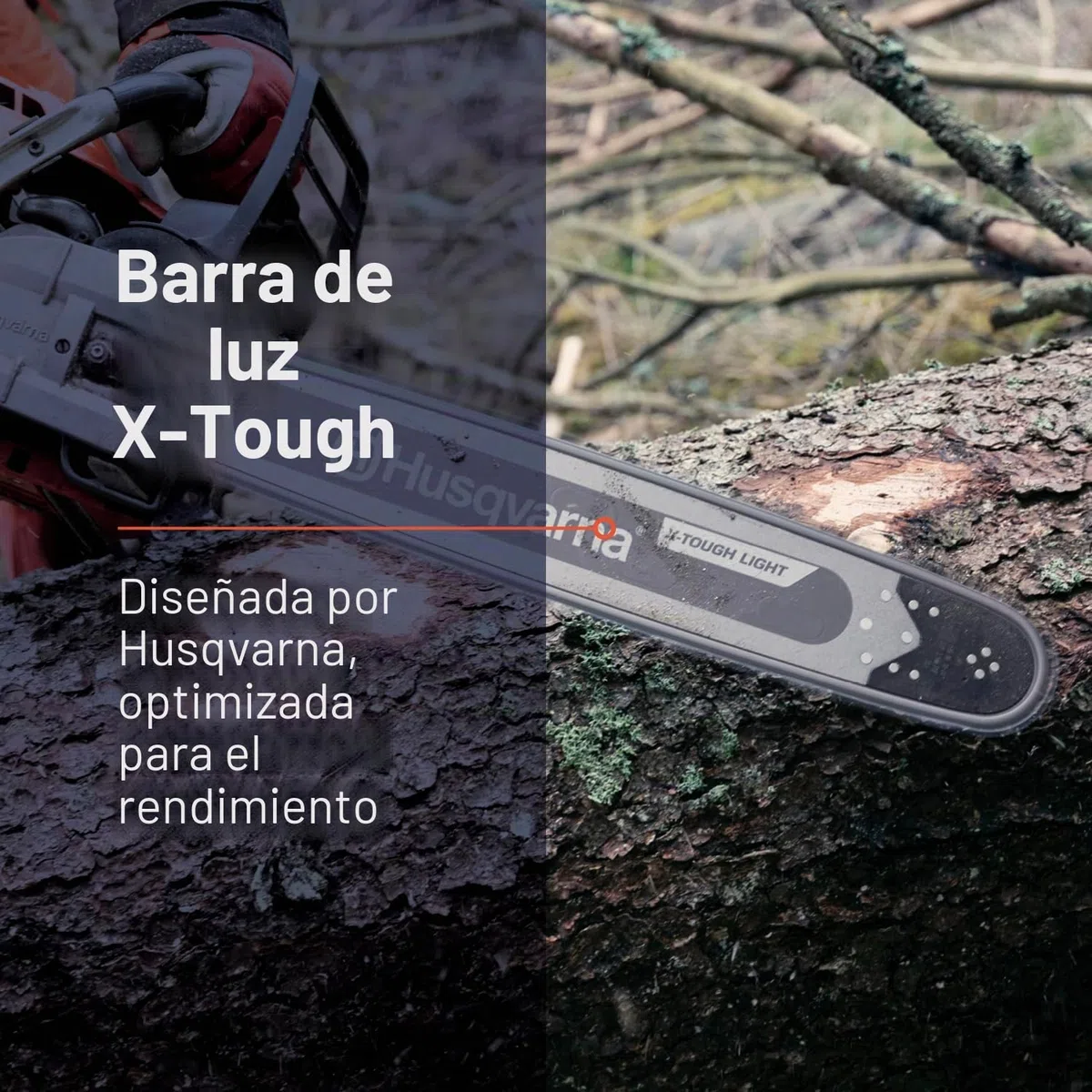 Husqvarna X-Tough Light - Barra de motosierra de 24 pulgadas, paso de 3/8 pulgadas, calibre de 50 pulgadas y 84 eslabones de transmisión