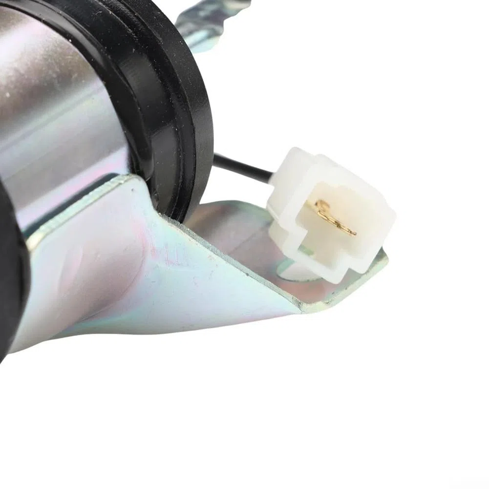 Válvula solenoide de cierre de combustible, 12 V CC, para tractores Kubota serie L, transmisión de señal de retardo cero, cuerpo de acero inoxidable y protección doble, uso industrial