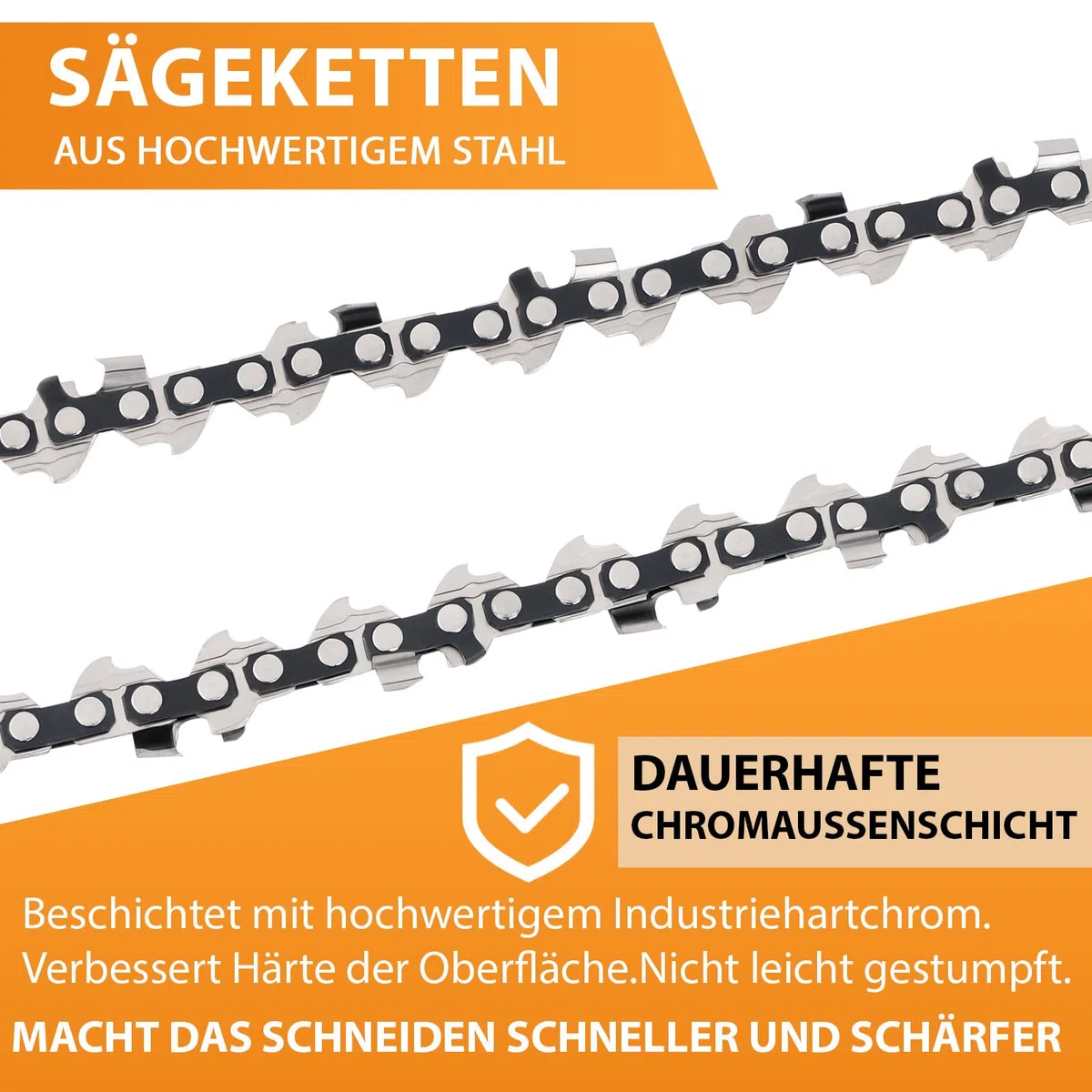 4 cadenas de sierra de 30 cm, 1/4 pulgadas, 1,1 mm, 64 eslabones motrices, cadena de motosierra compatible con motosierras Stihl 3670 000 0064 MSA 160 ms, MSA 60, MSA 70, MSA 120, MSA 140, MSA