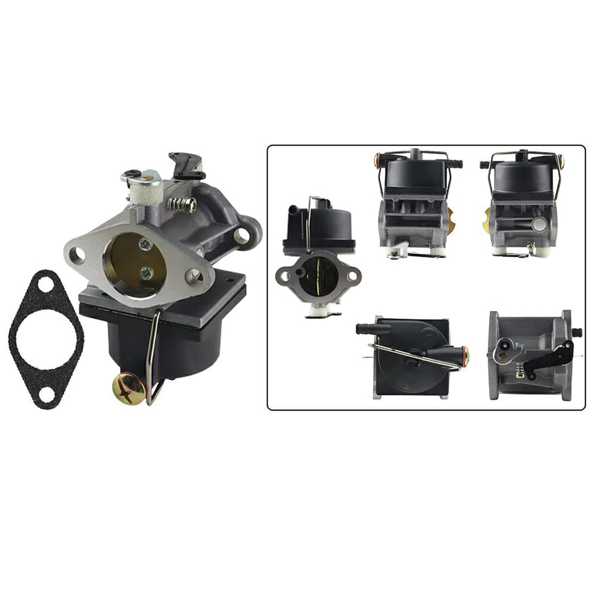 Wai Danie 640065A Carburador Compatible con Tecumseh MTD Stens Tractor Rotativo Motor de Patio Recambio 520-952 13153 640065 640065A OV358EA OHV130 OHV125