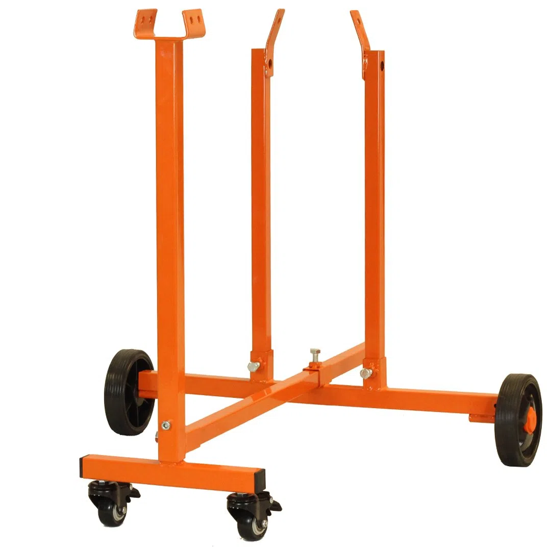 Forest Master Soporte divisor de troncos con ruedas y ruedas ajustables.