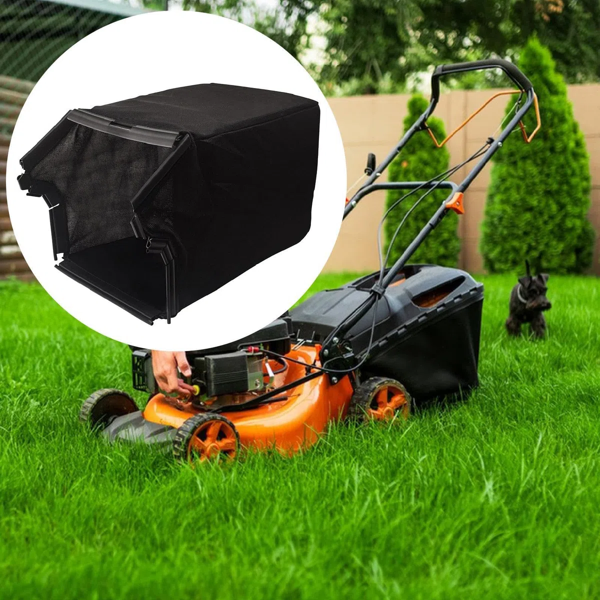 Baoblaze Bolsa recolectora de césped para cortadora de césped 964-04117B Bolsa para Hojas de jardín Fácil de Instalar Jardinería Almacenamiento 964-04117A