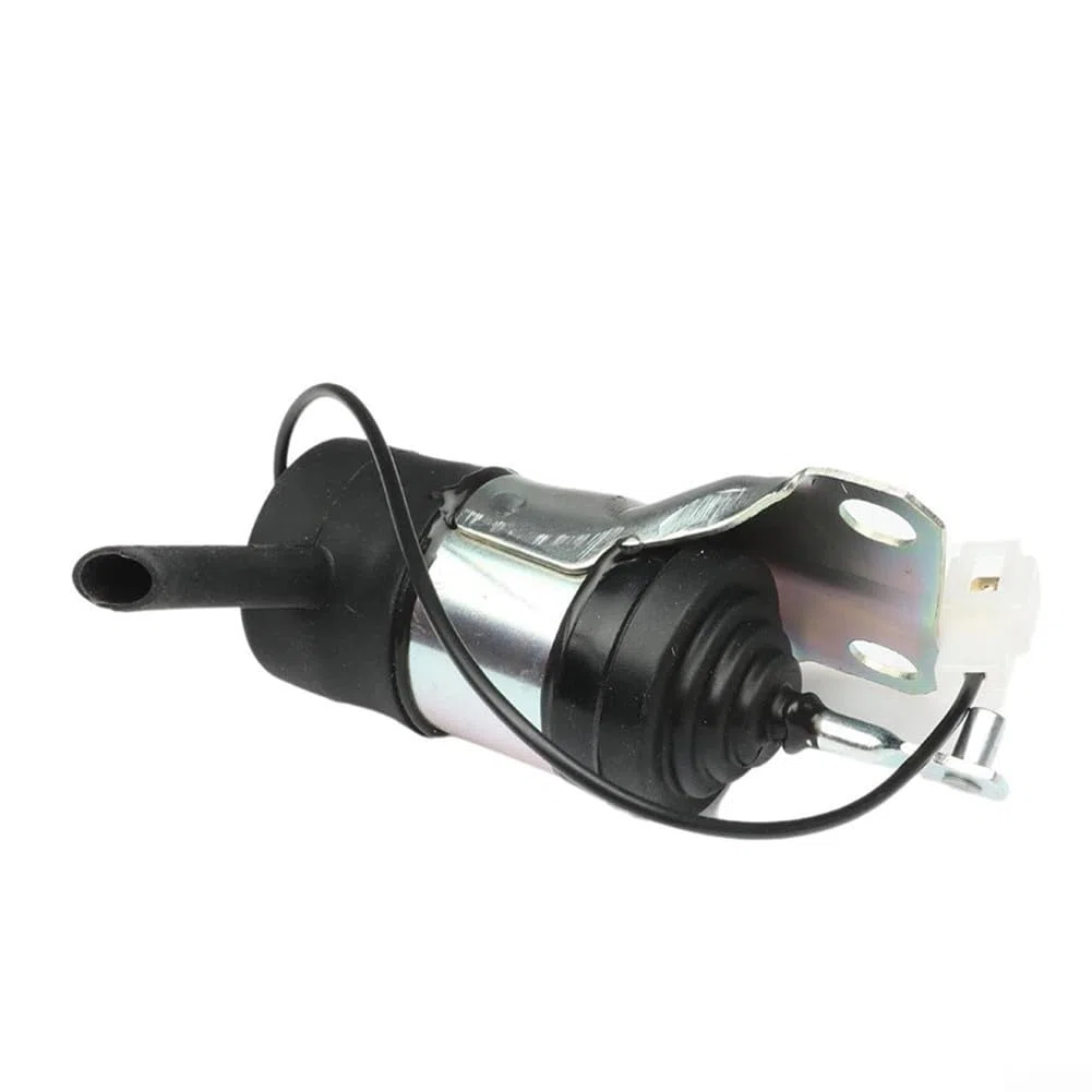 Válvula solenoide de cierre de combustible, 12 V CC, para tractores Kubota serie L, transmisión de señal de retardo cero, cuerpo de acero inoxidable y protección doble, uso industrial
