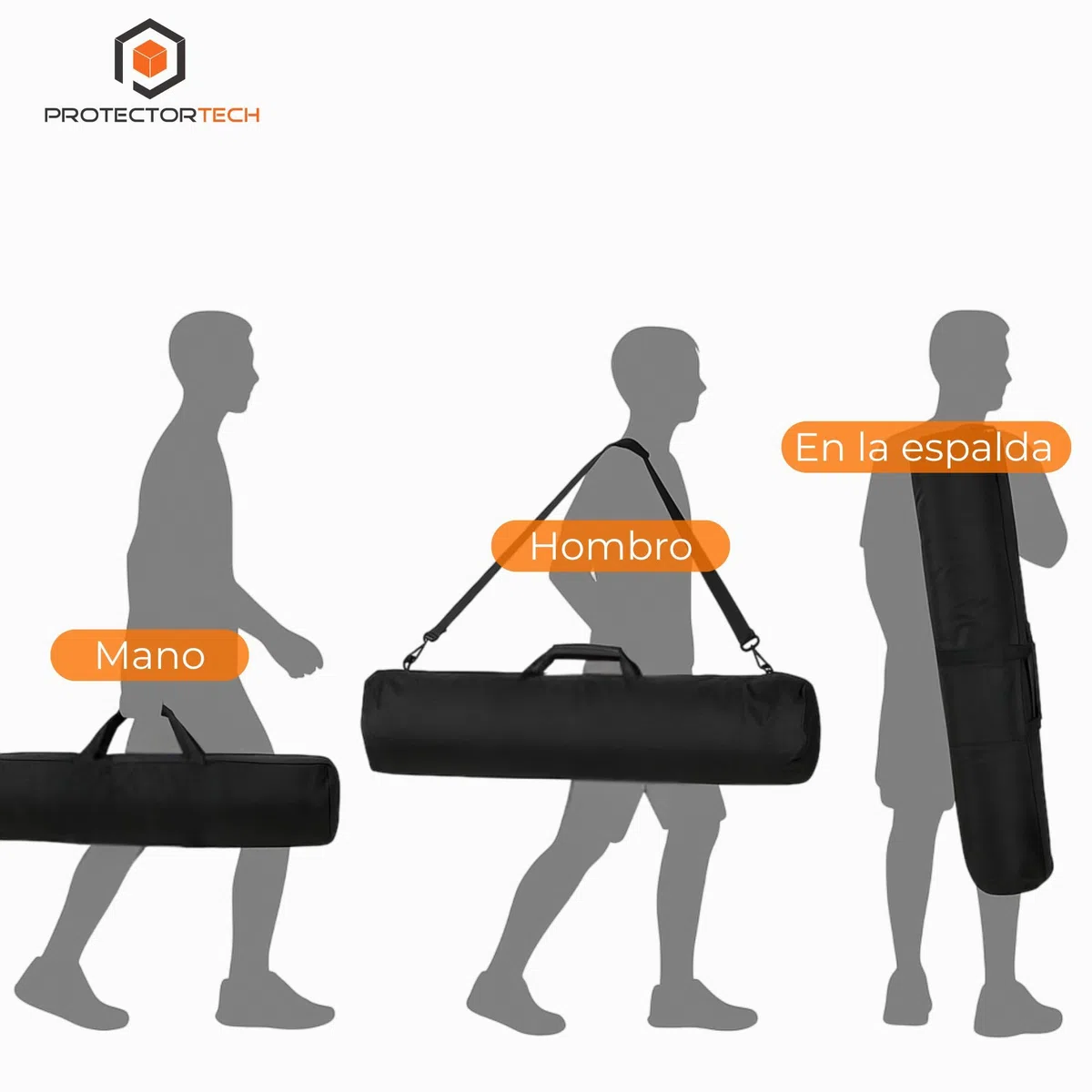 Bolsa de Transporte Detector de Metal - Impermeable Bolsa para Detectores de Metales o Soporte de micrófono/Altavoz (116 cm) - Accesorios para detectores de Metales