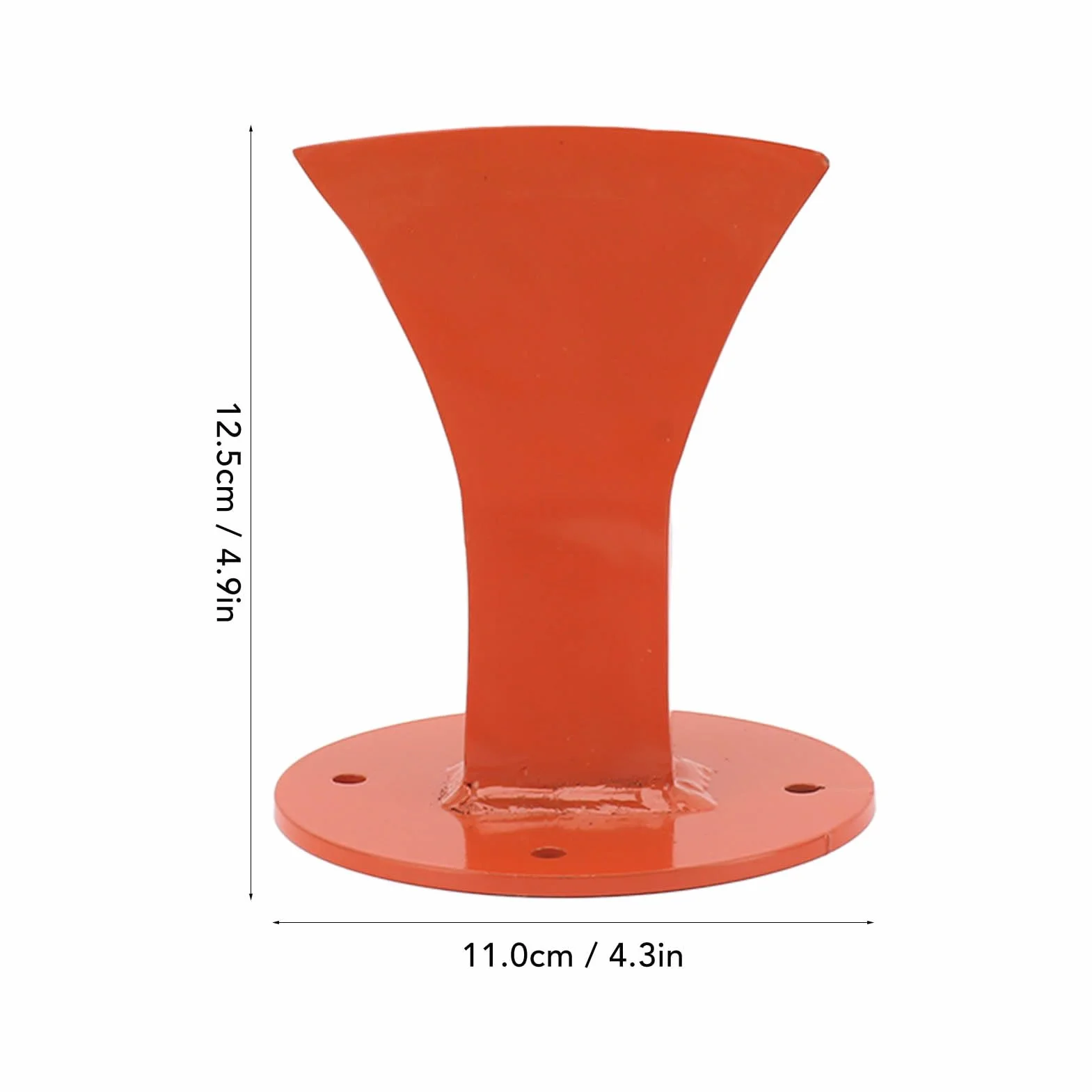 Divisor de leña, divisor de leña manual, resistente, antideslizante, estufa de leña, herramienta para chimenea para interiores y exteriores (naranja)