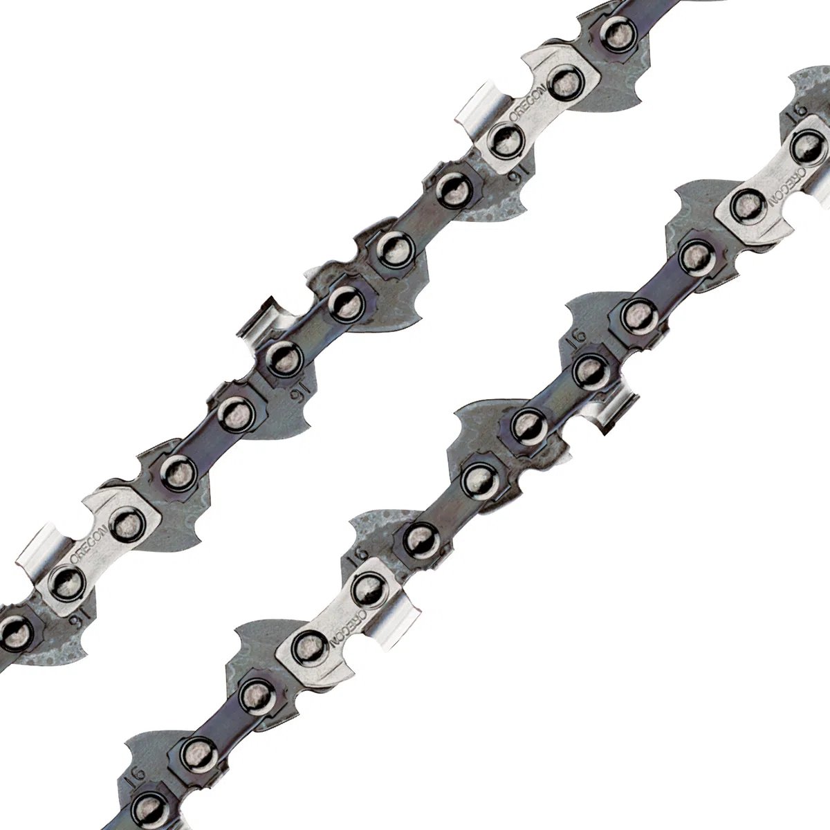 Oregon Pack de 3 Cadenas de Motosierra de Paso 3/8" LP, Calibre .050" (1,3 mm) para Espada de 16" (40 cm), 57 Eslabones Motrices – Cadena de Repuesto, Compatible Titan, Ryobi, Hawksmoor, Ferrex y más