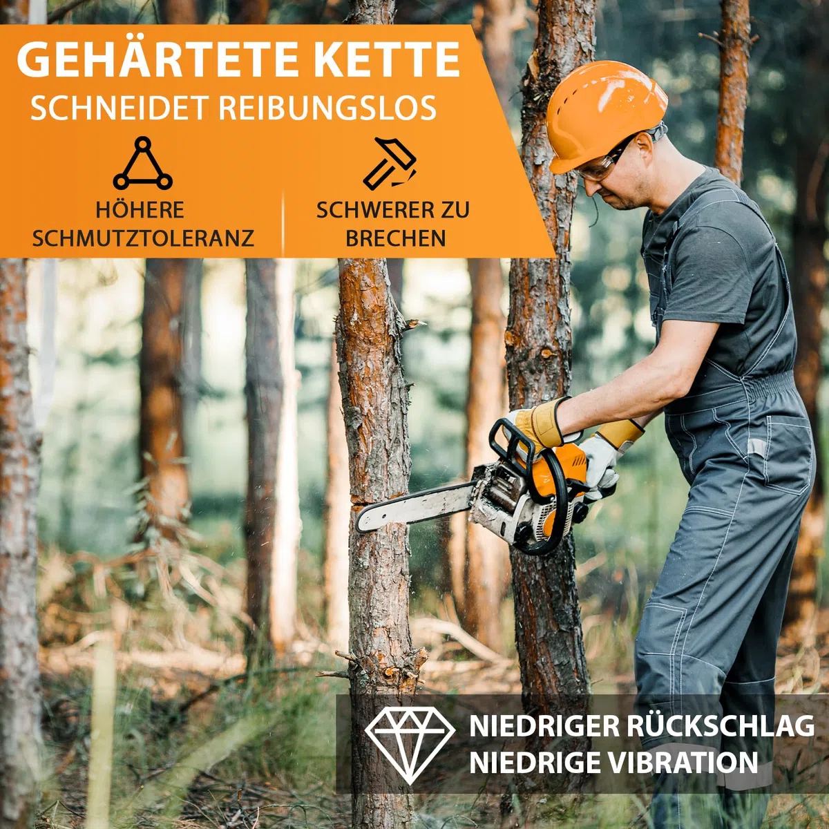 4 cadenas de sierra de 30 cm, 1/4 pulgadas, 1,1 mm, 64 eslabones motrices, cadena de motosierra compatible con motosierras Stihl 3670 000 0064 MSA 160 ms, MSA 60, MSA 70, MSA 120, MSA 140, MSA