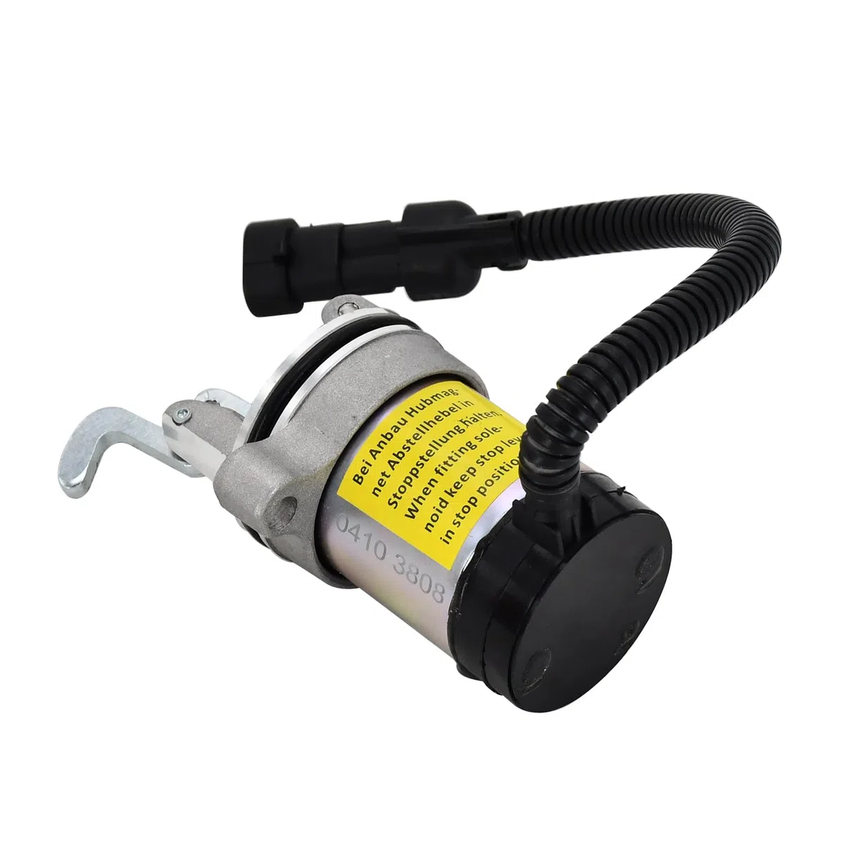 Solenoide de apagado de combustible 0410-3812 0410-3808 compatible con motor Deutz F3L/M F4L/M 1011 2011